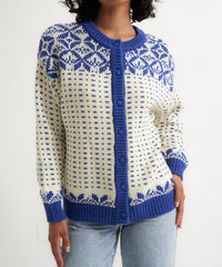 Callahan Oversized Maeve Cardigan in blue - women's cardigan - alternate view