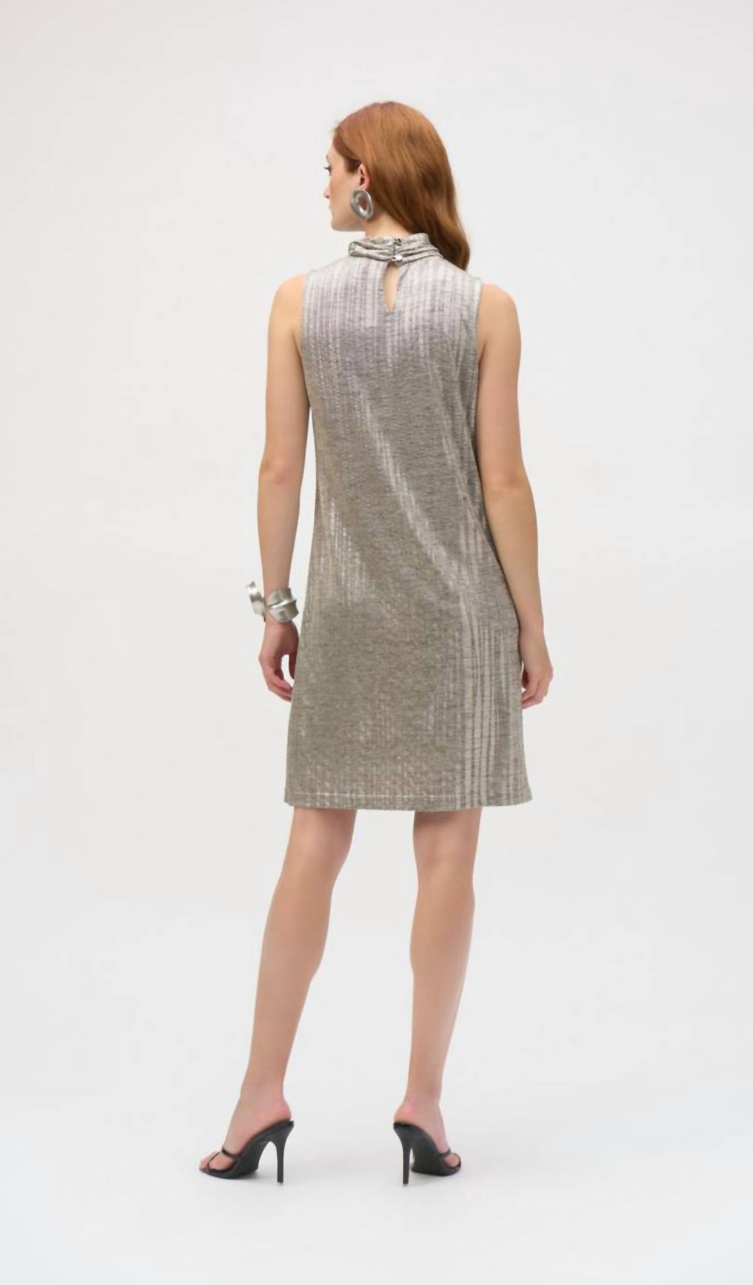 Joseph Ribkoff - Foiled Mini Dress