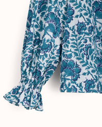 Ophelia & Indigo - Beth Floral Blouse Top