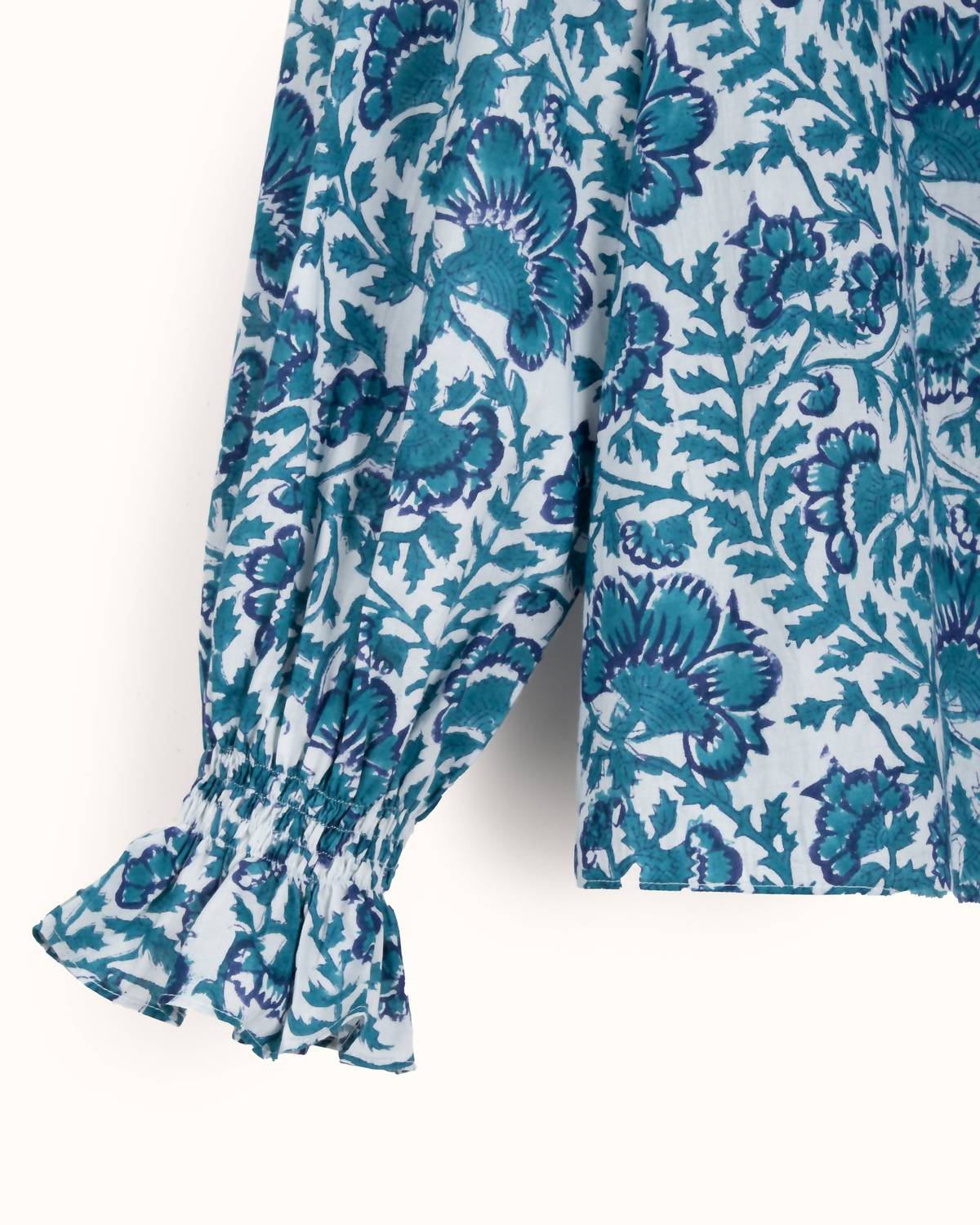 Ophelia & Indigo - Beth Floral Blouse Top