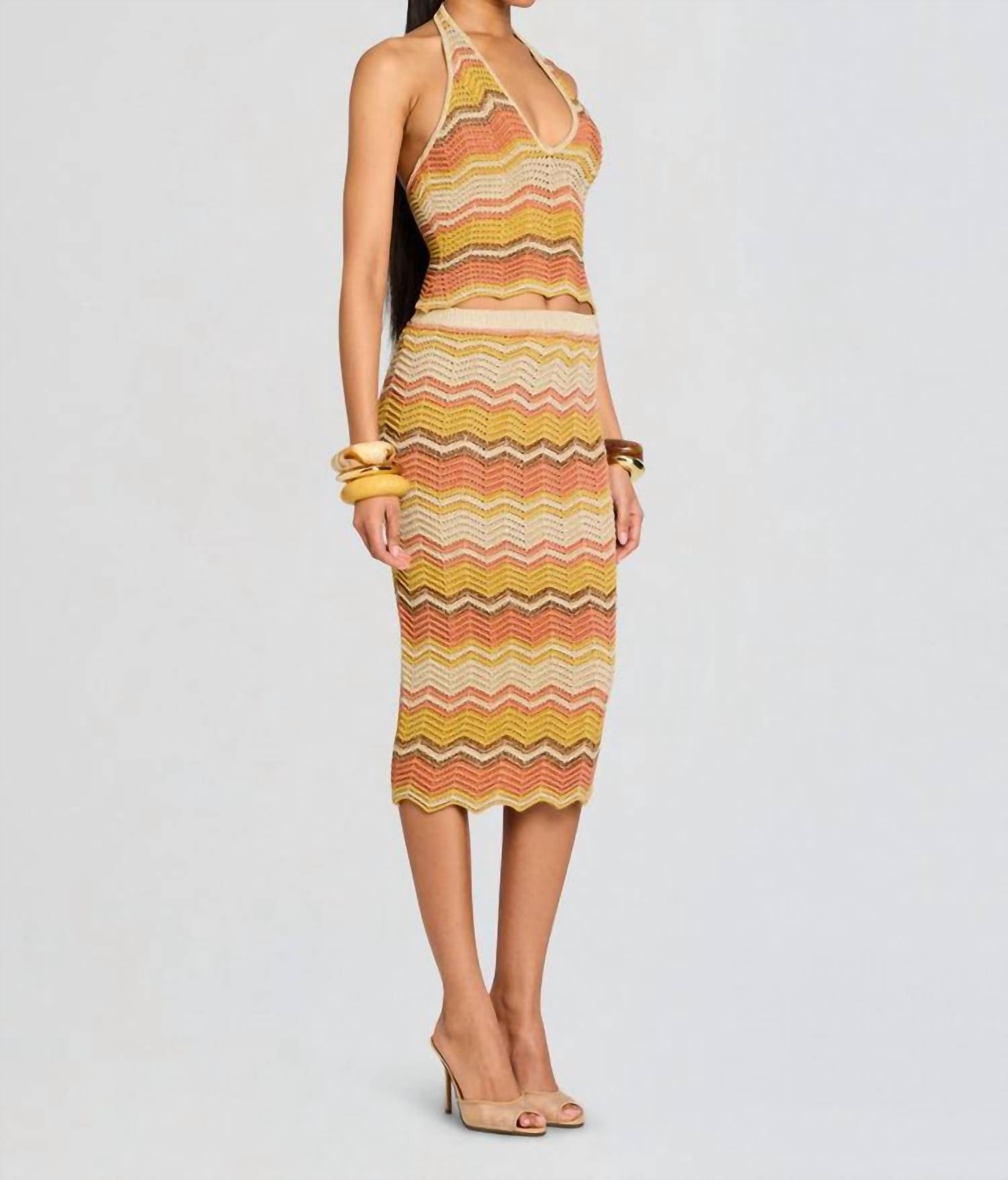 Retrofete - Luz Crochet Top And Ivey Crochet Skirt