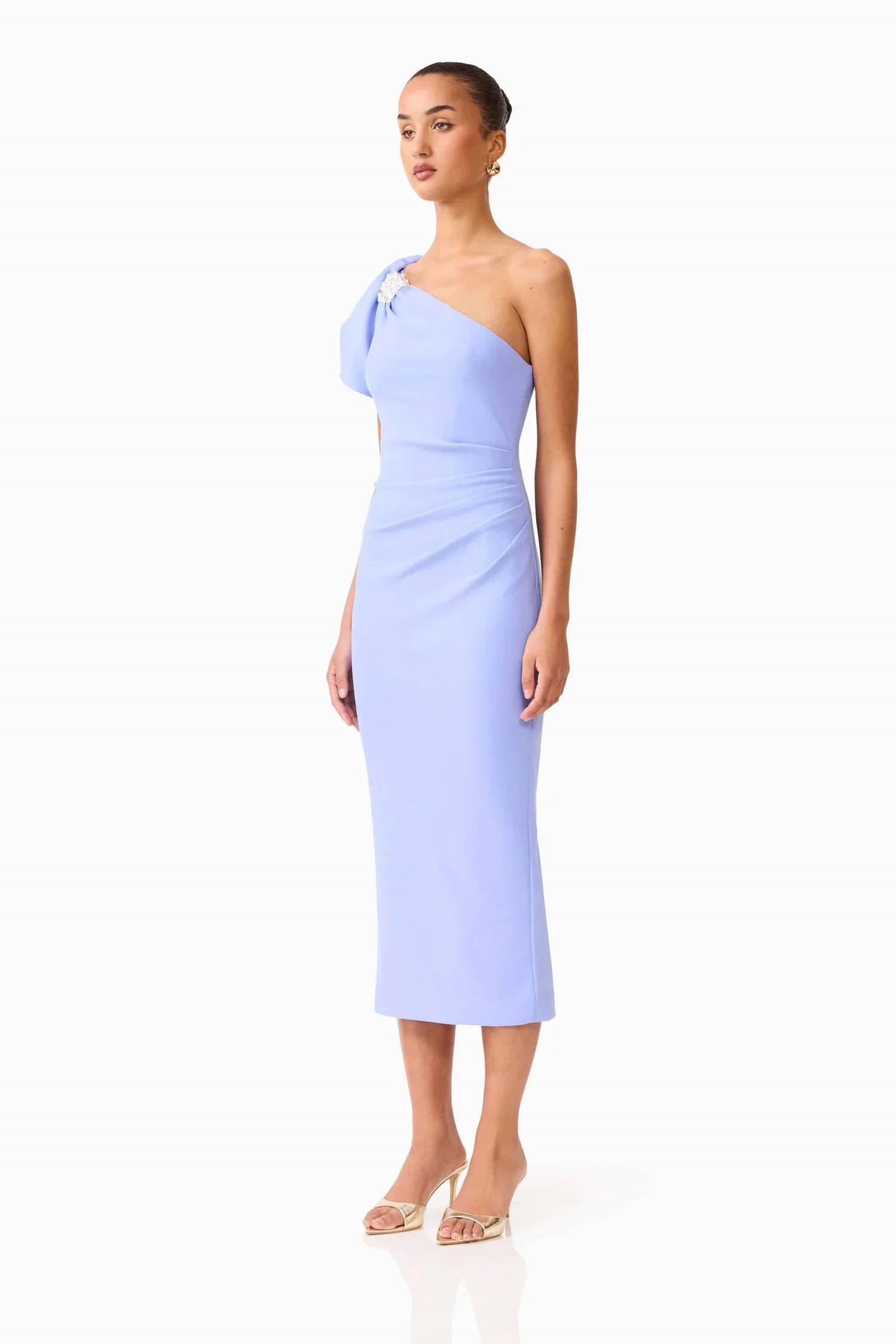 Elliatt - Olenna Puff Sleeve Midi Dress