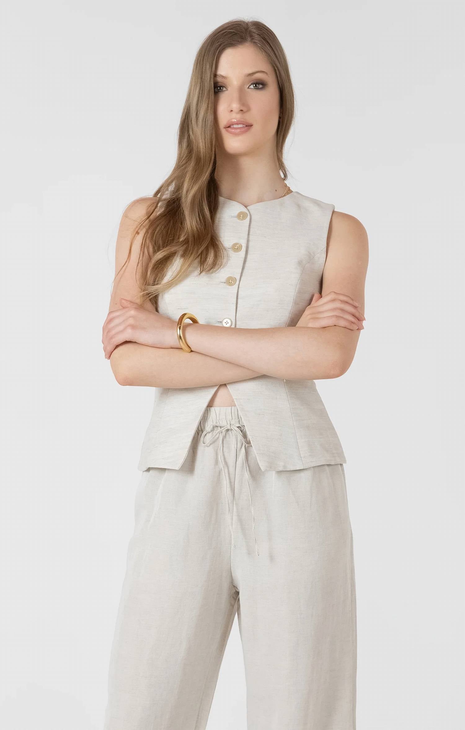 Dex - Button Up Vest