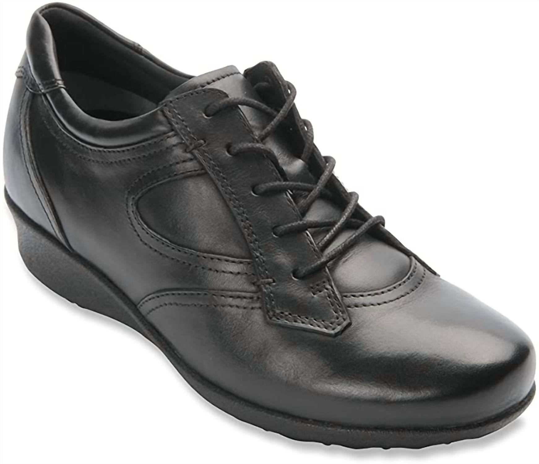 DREW Women's Prague Casual Sneaker in black - women's sneaker