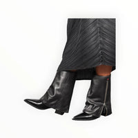 Halmanera - Women's Foldover Lug Sole Boots