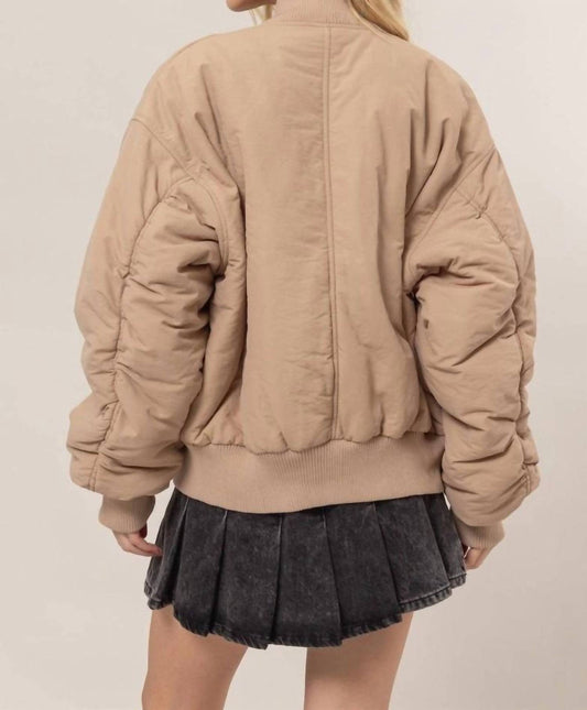 Hyfve - Bella Oversized Bomber Puffer Jacket