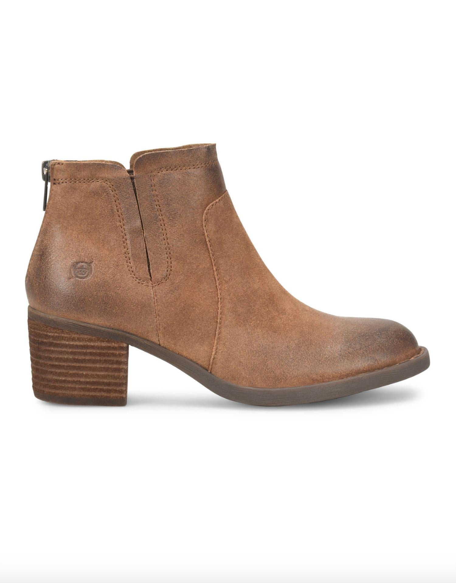 Born Women's Reece Boot in light brown saraceno - women's shoe