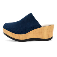 CHARLESTON SHOE CO. Women's Frannie Slip On Clog in navy - women's shoe