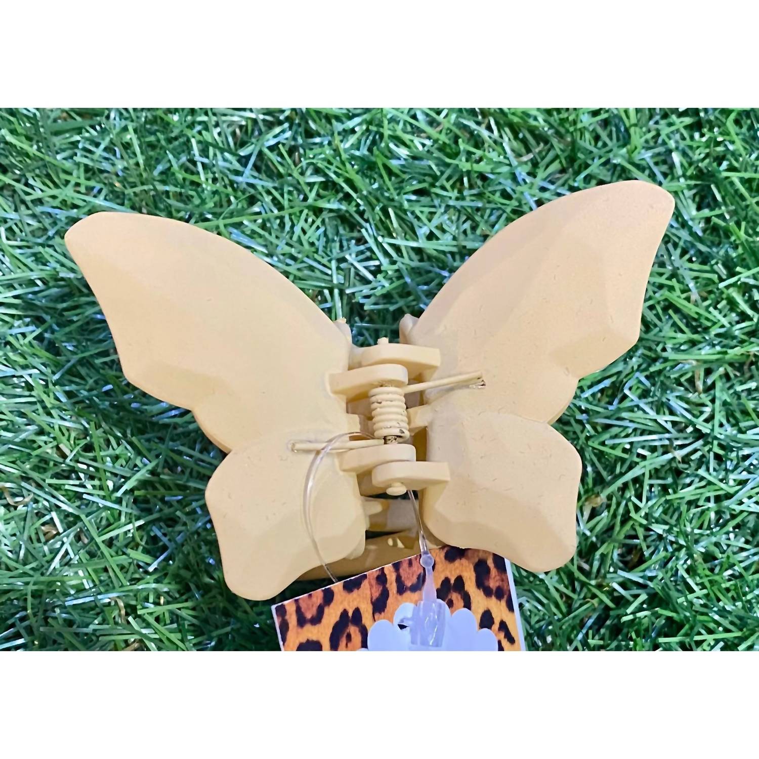 Funteze - Women's Matte Butterfly Hair Claw Clip
