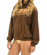 Aviator Nation - Wave Stripe 4 Relaxed Pullover Hoodie