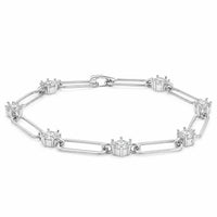 Allyanna Gifts - Women's Moissanite Paperclip Link Bracelet