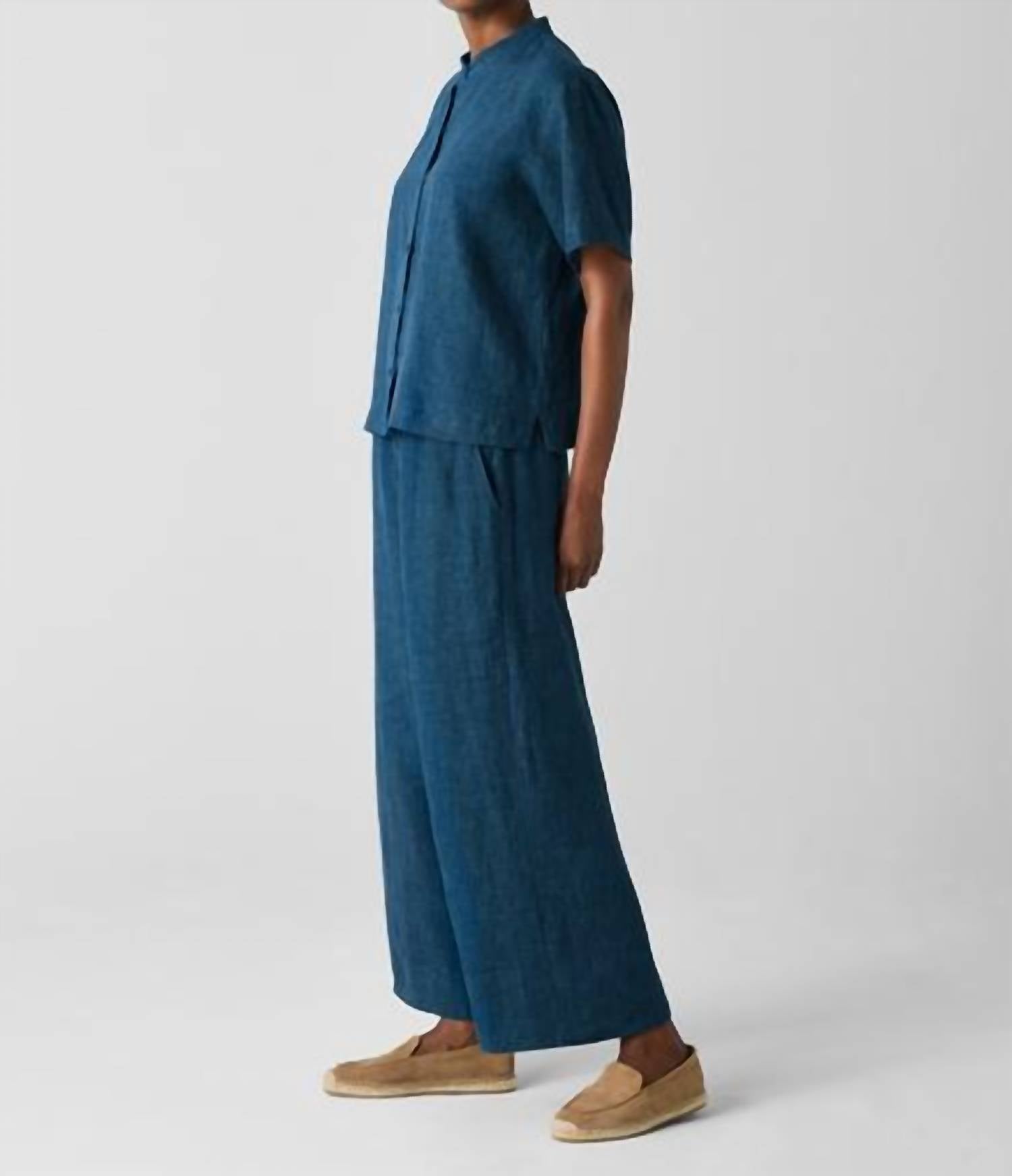 Eileen Fisher - Harbr Mandarin Collar Shirt