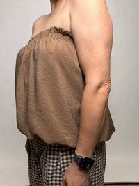 Naked Zebra - Crinkled Breeze Bubble Top