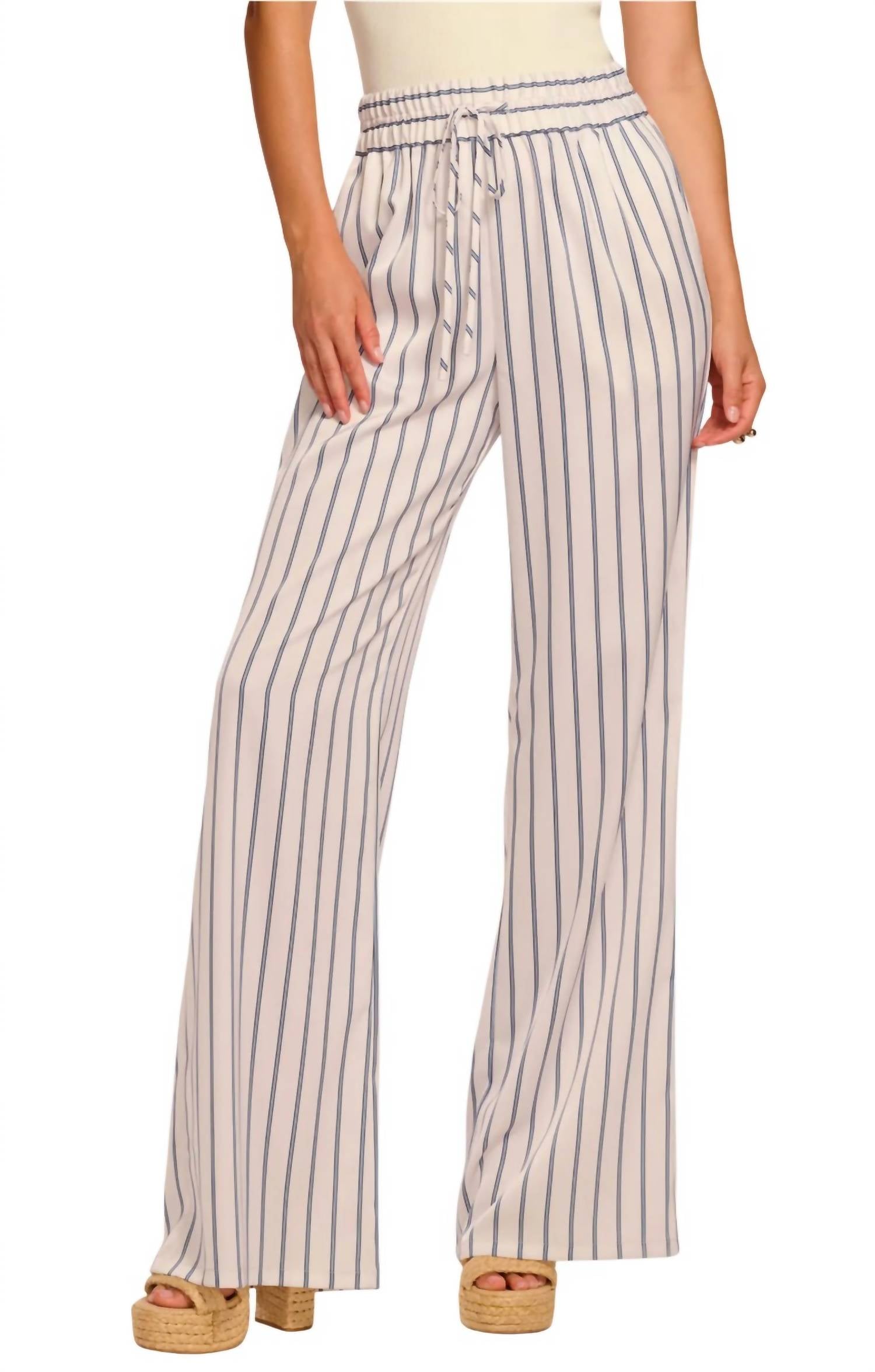 Ramy Brook - Sylvie Stripe Wide Leg Pants