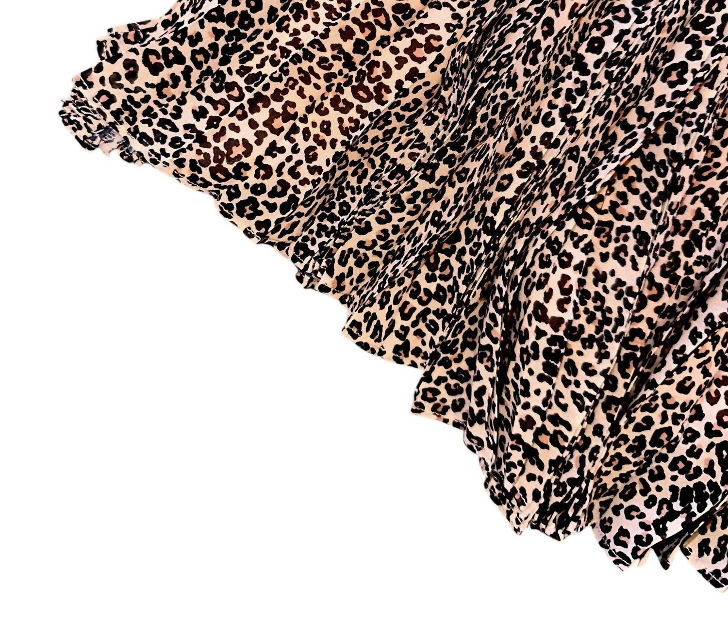 Farm Rio - Baby Leopard Pleated Maxi Skirt