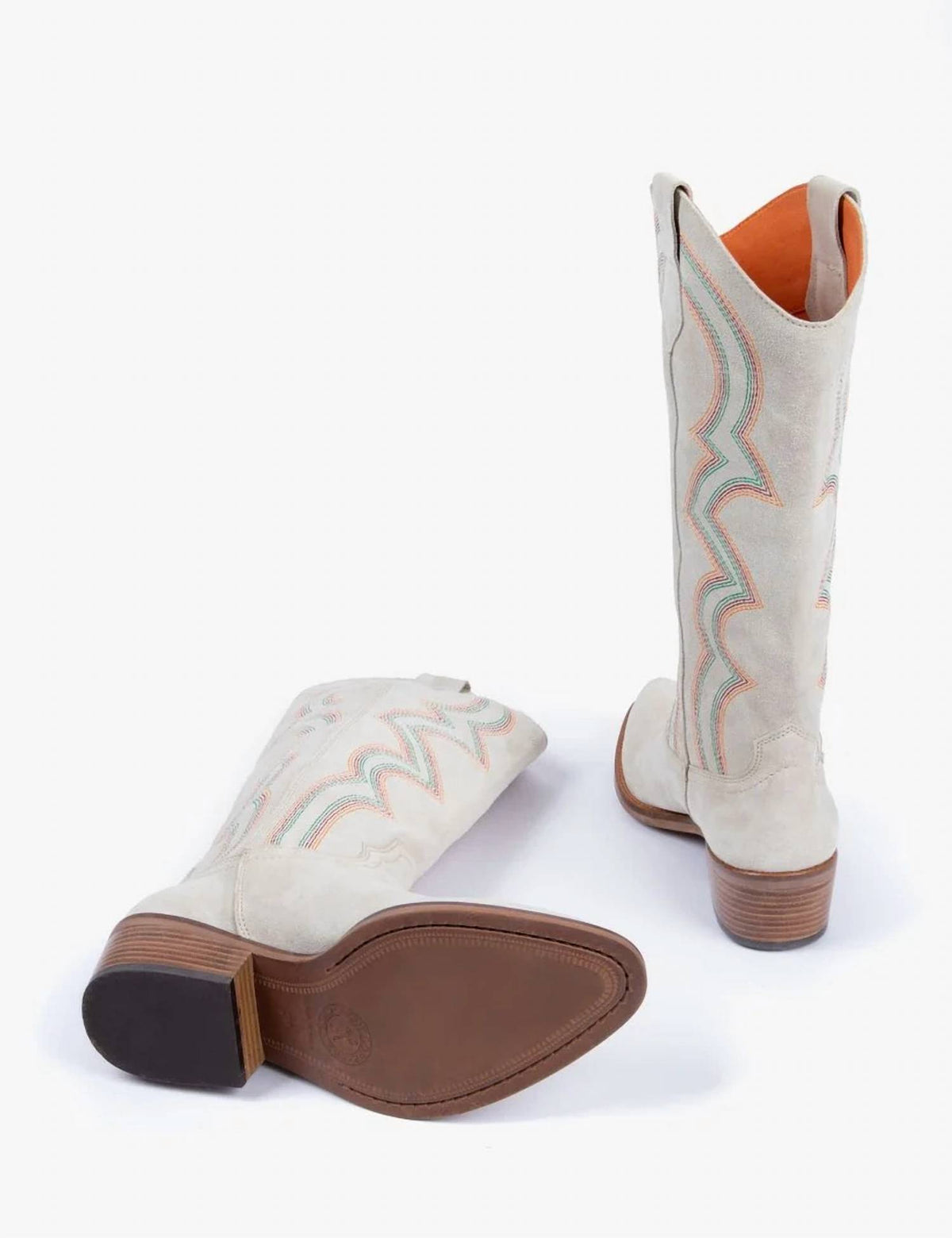 Penelope Chilvers - Women's Sun Salutation Embroidered Cowboy Boots