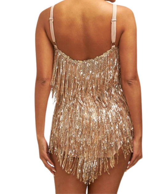 Luxxel - Sequin Fringe Mini Dress