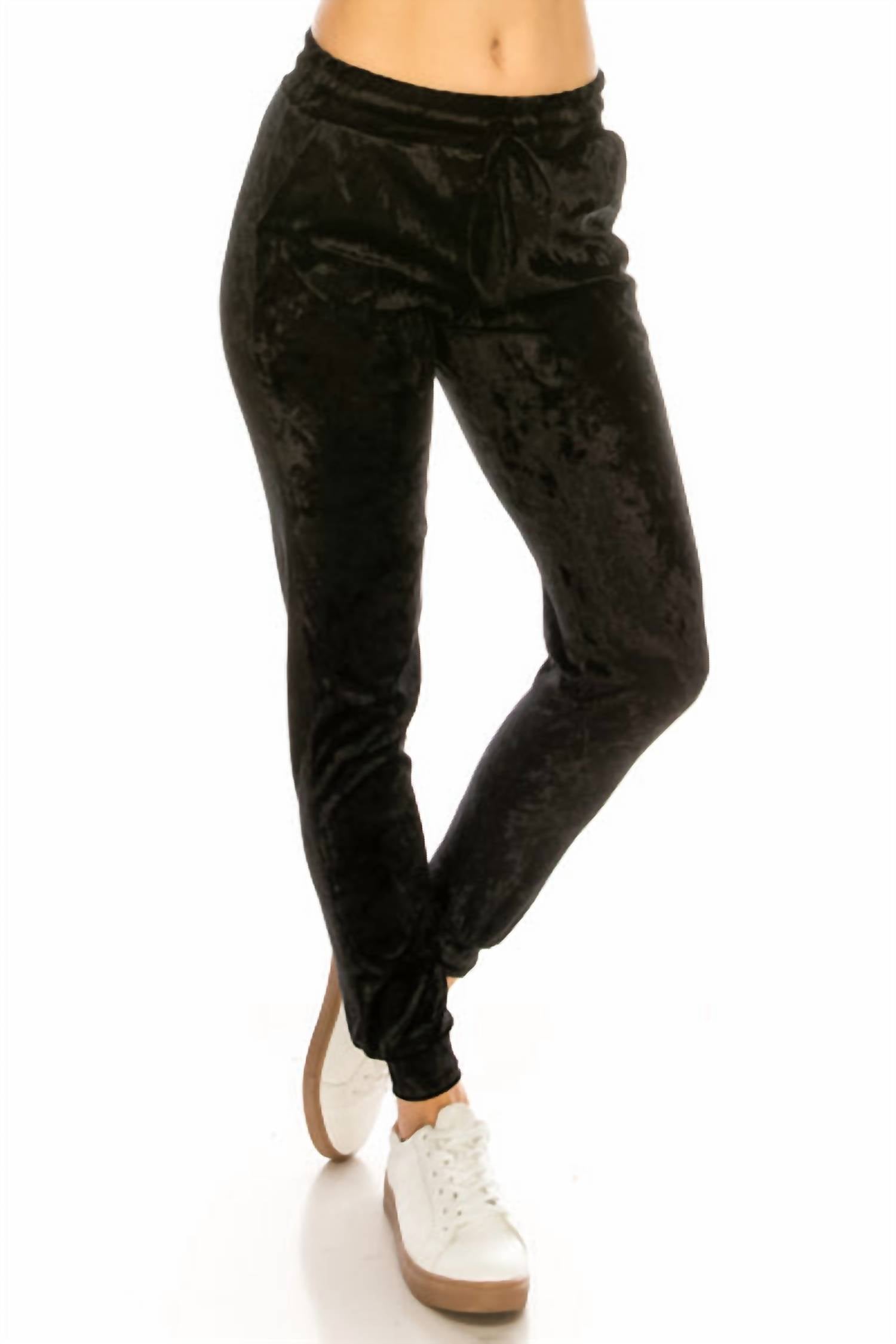 Active Usa - Crushed Velvet Jogger