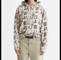 Scotch & Soda - All Over Printed Oversized Fit Hoodie