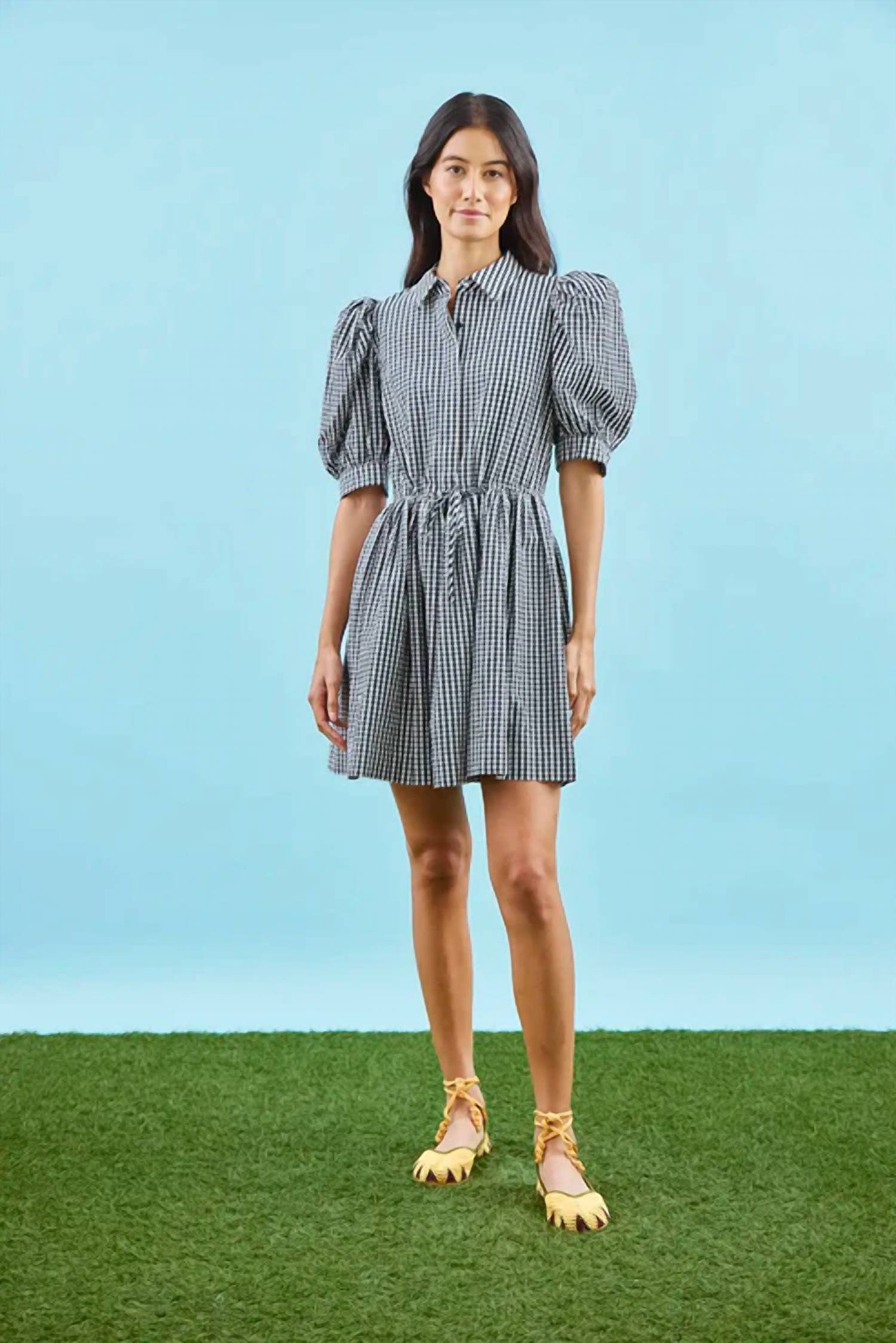 Hunter Bell - Mccauley Gingham Mini Dress
