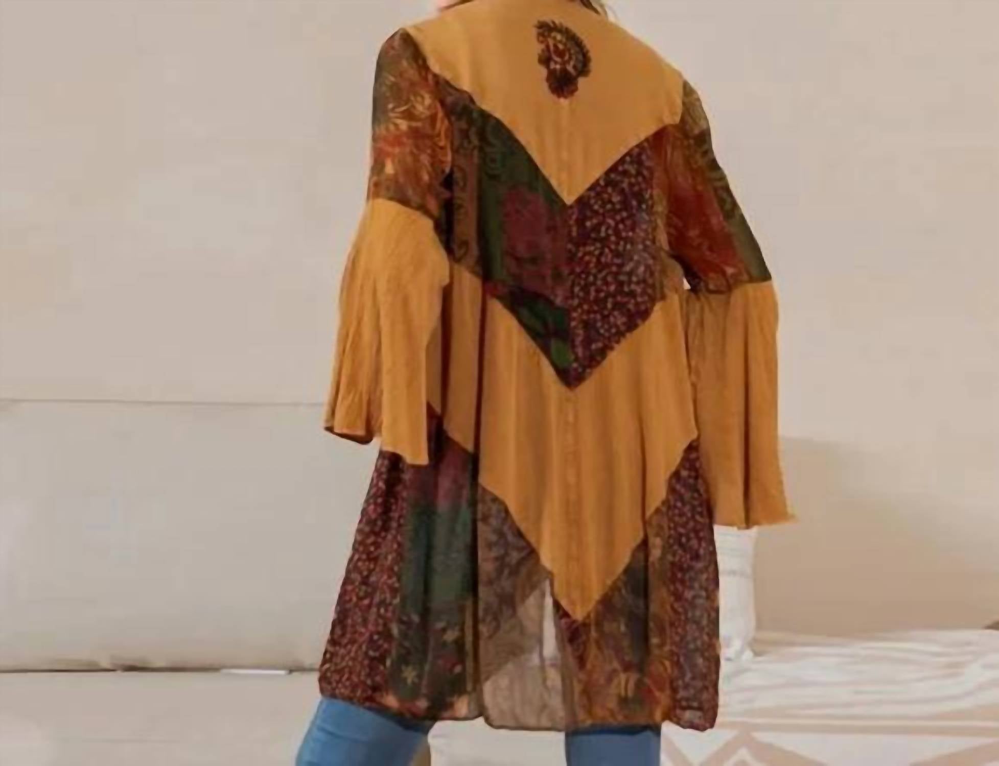 Young Threads - Rustic Bohemian Patchwork Kimono
