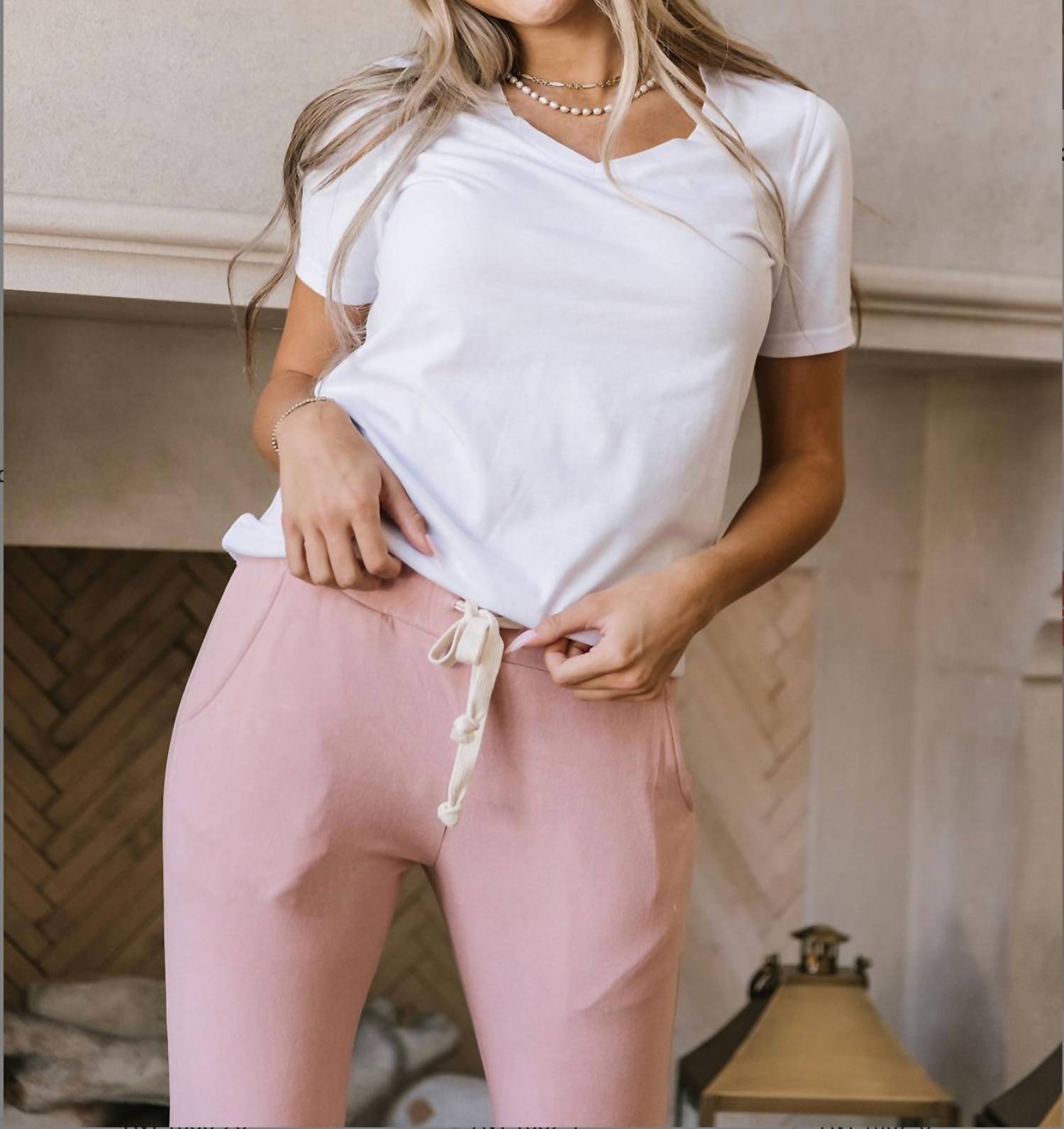 Ampersand Ave - Lilac V Neck Tee