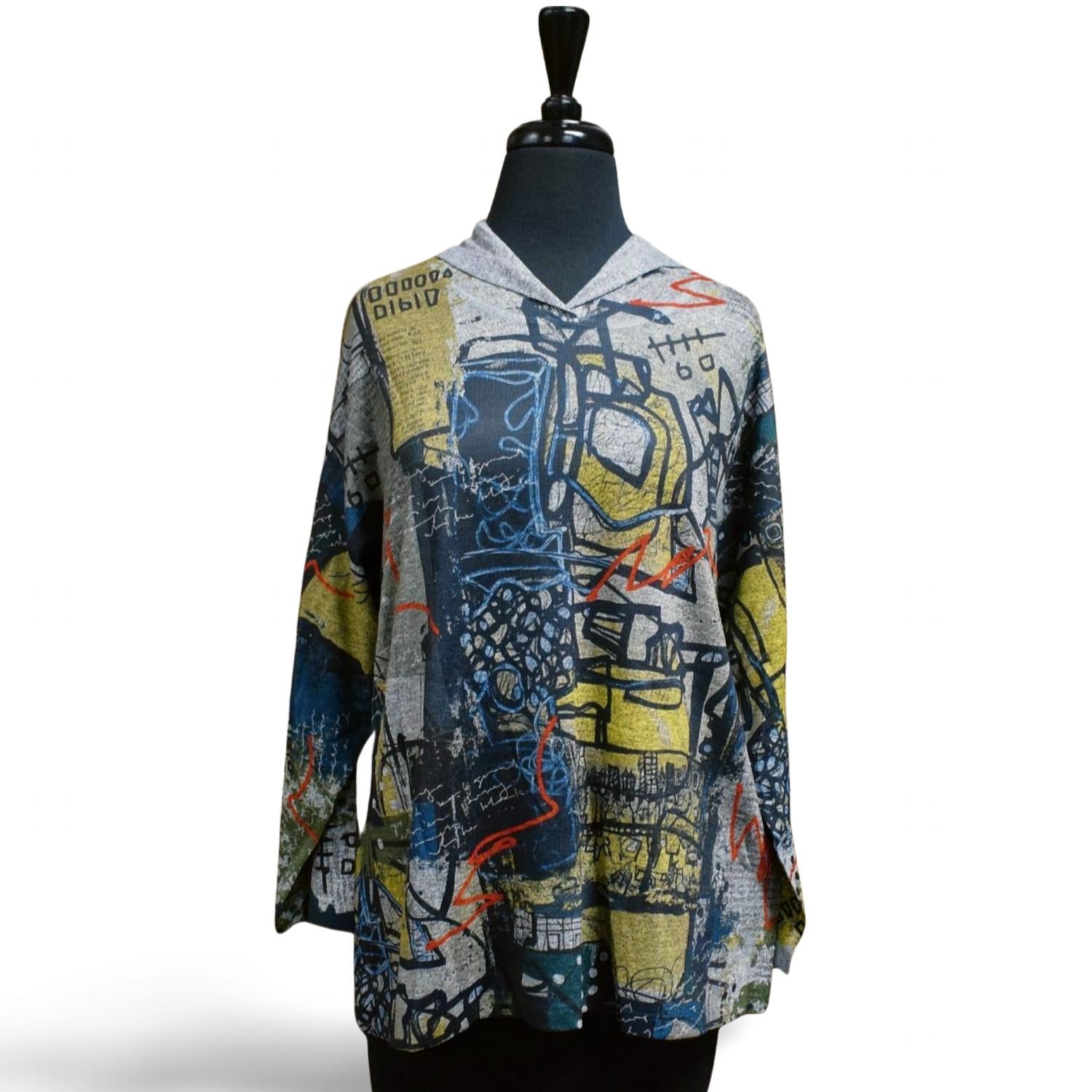 Inoah - Women's Sun City Hooded Pullover Top