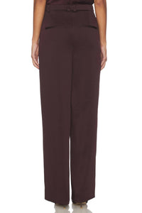 Vince - Satin Pleated Wide-Leg Trouser