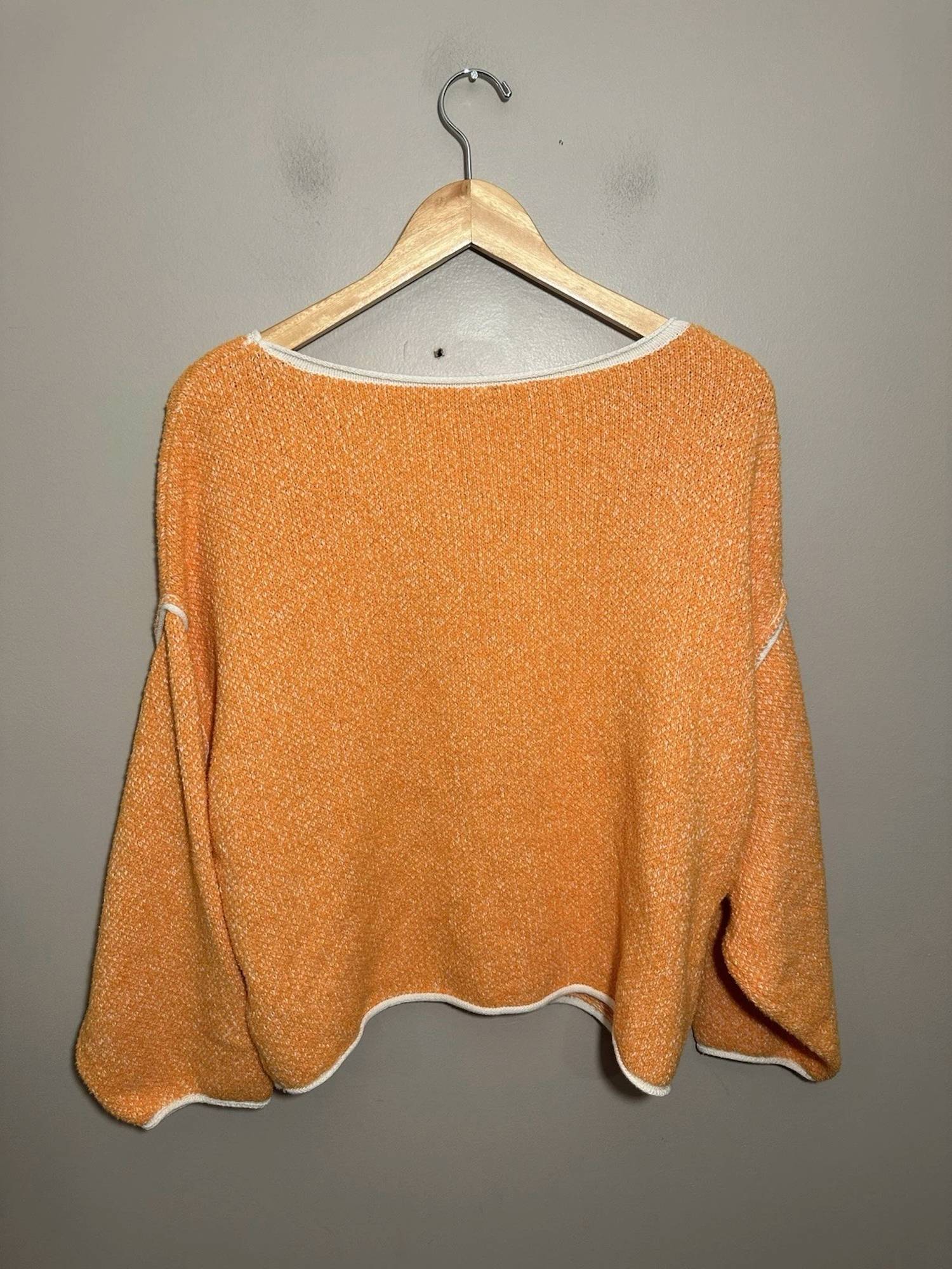 Free People Bardot Solid Sweater in orange peel - women's sweater - view 5
