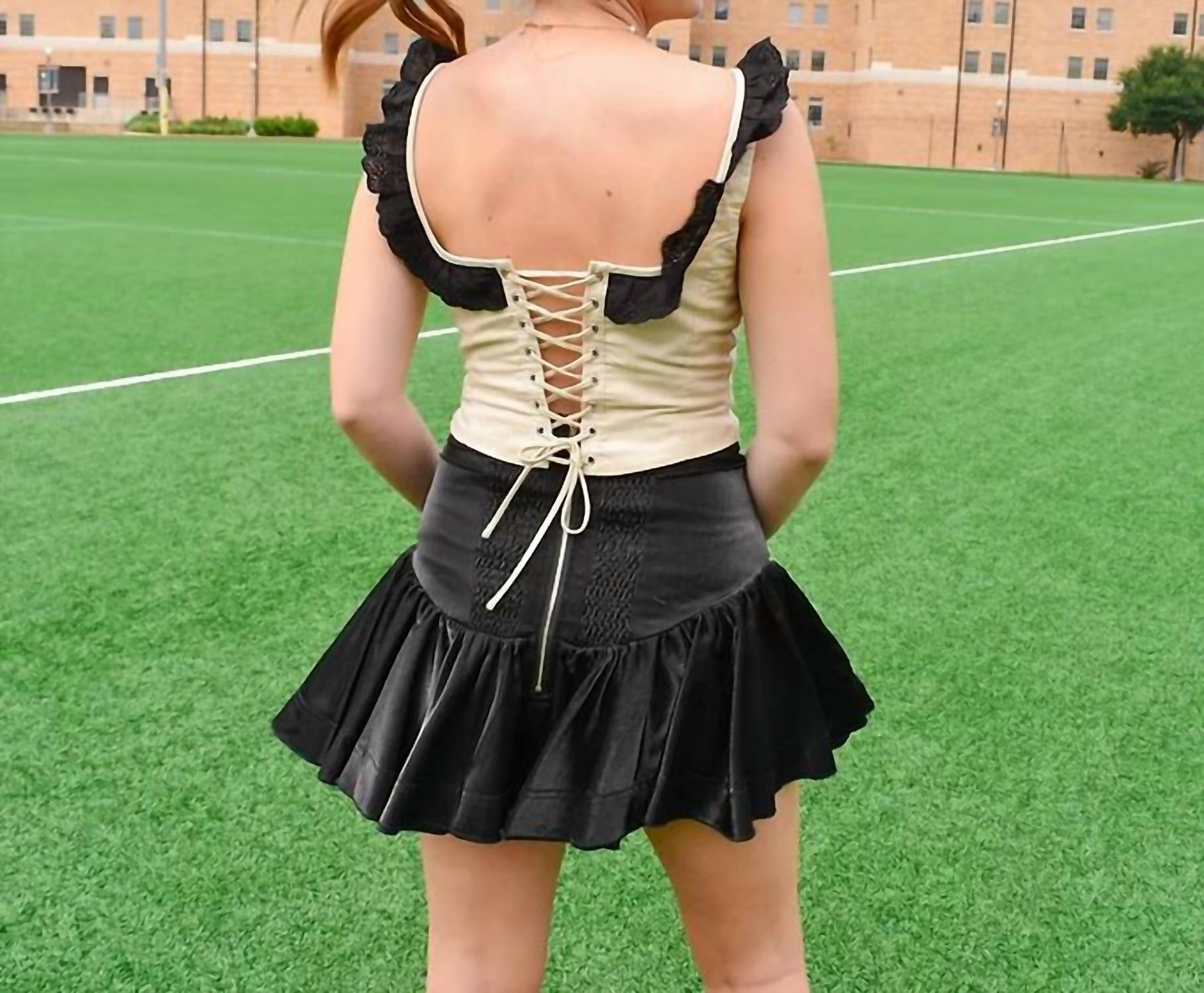 Urban Daizy - Ruffle corset top