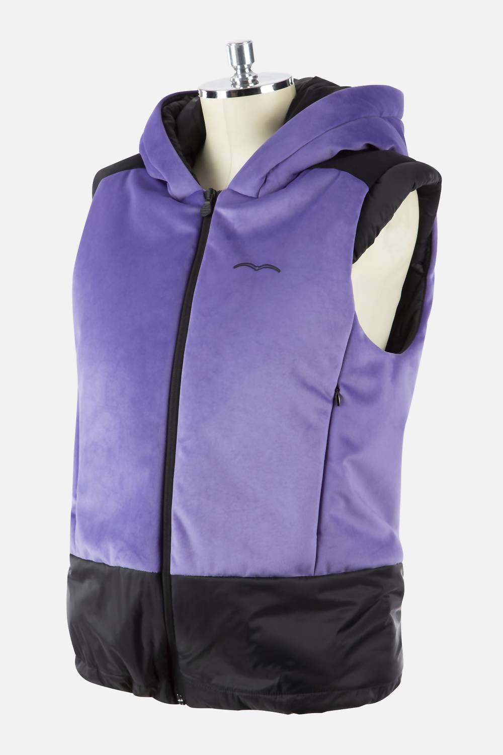 Animo - Women's Lynx Ultra-soft And Cozy Eco-friendly Zero Down Velvet Vest