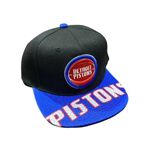 Mitchell & Ness - MEN'S NBA DETROIT PISTONS SNAPHOT SNAPBACK CAP