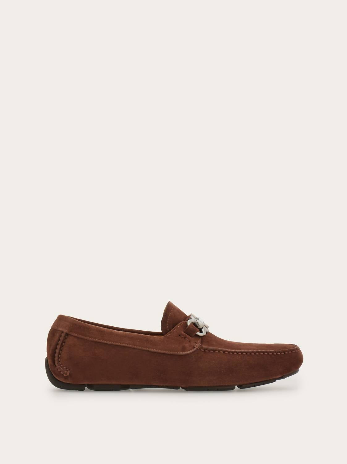 Salvatore Ferragamo - Men's Driver With Gancini Ornament Loafer