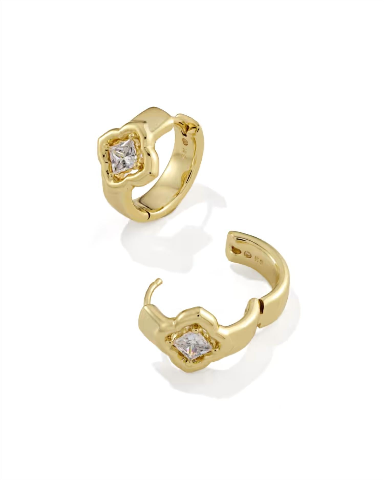 Kendra Scott - Women's Mallory Crystal Huggie Earrings