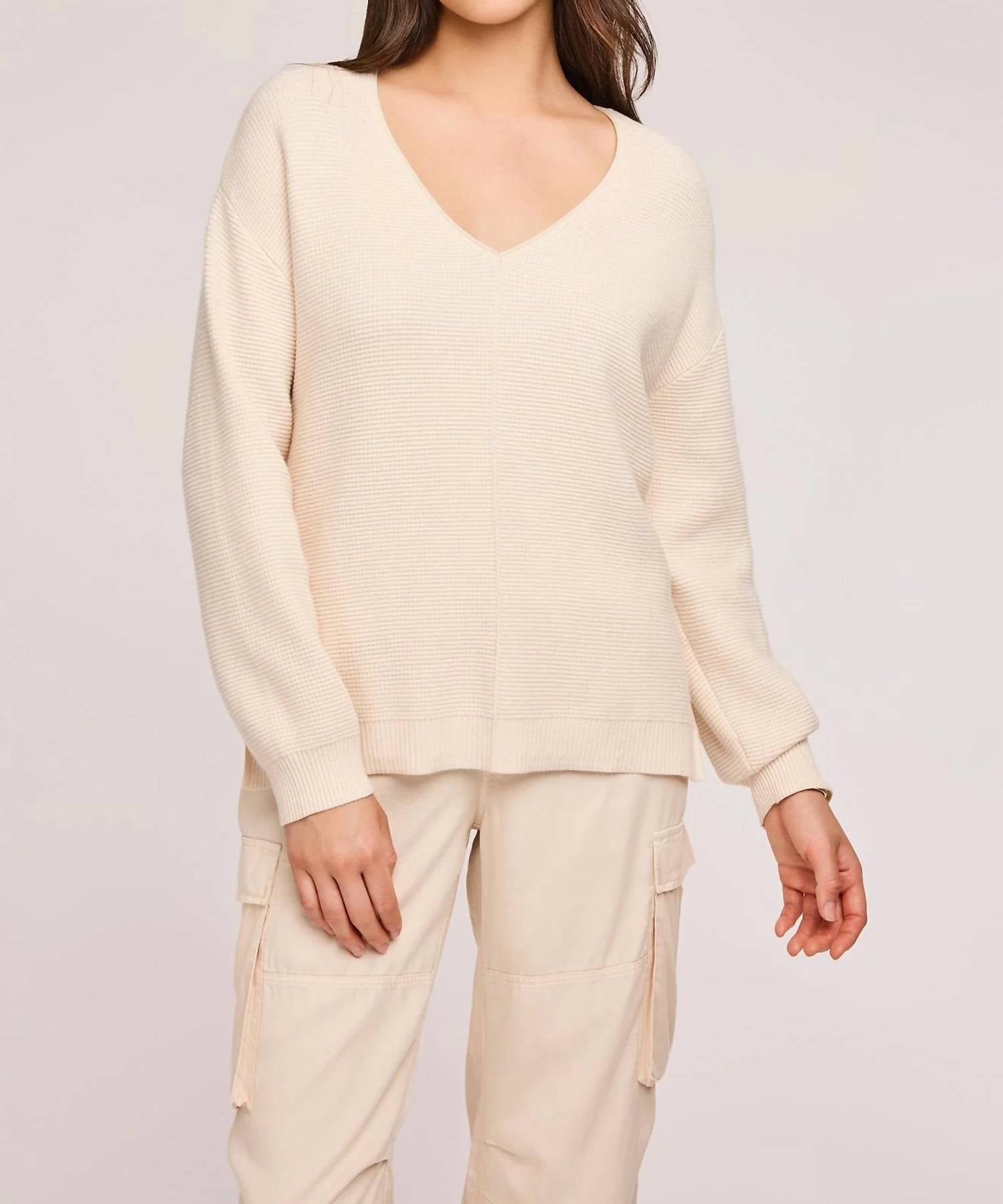 Gentle Fawn - Lisbon V-neck Knit Sweater