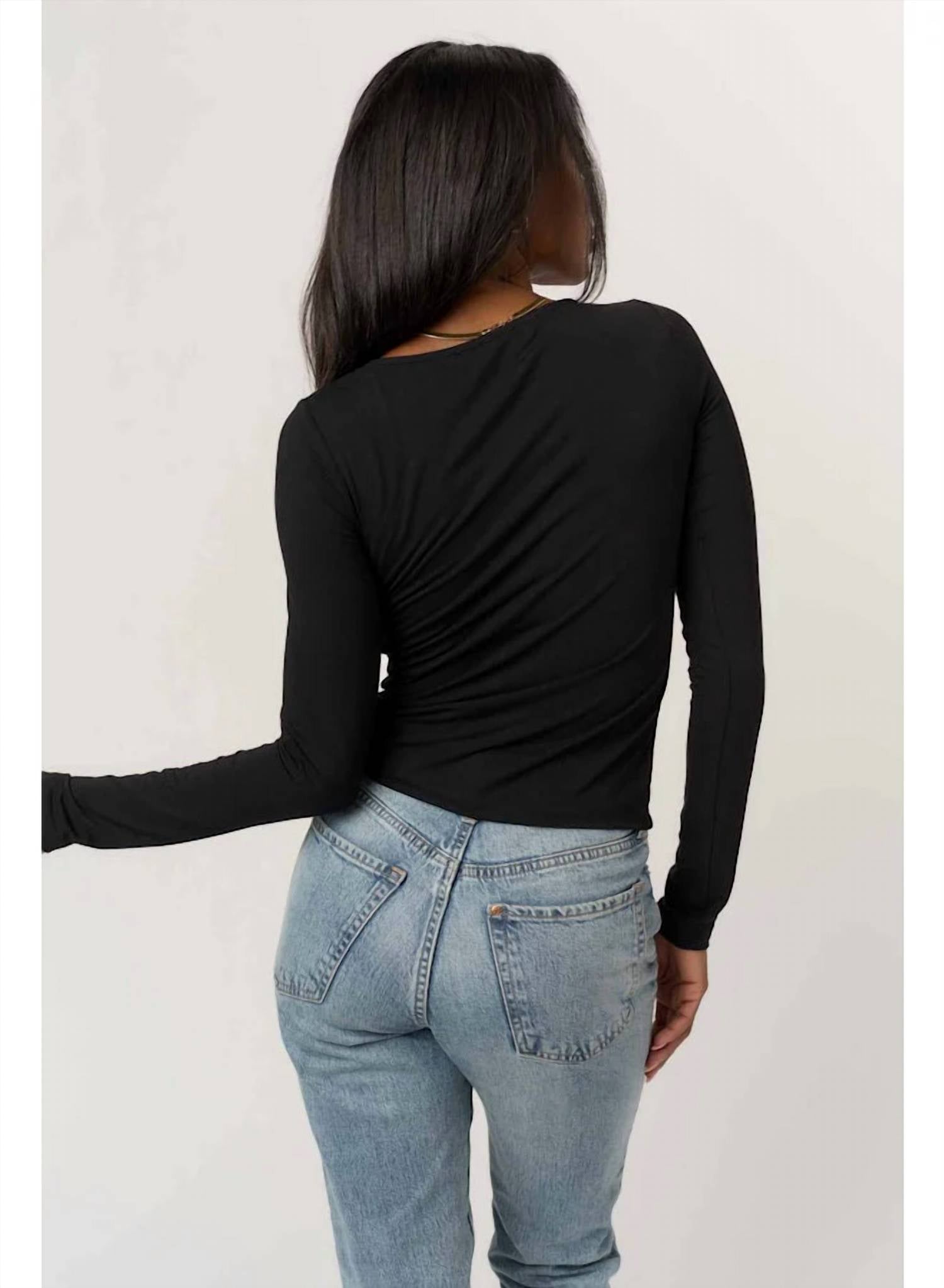 Project Social T - Rosa Twist Long Sleeve Tee