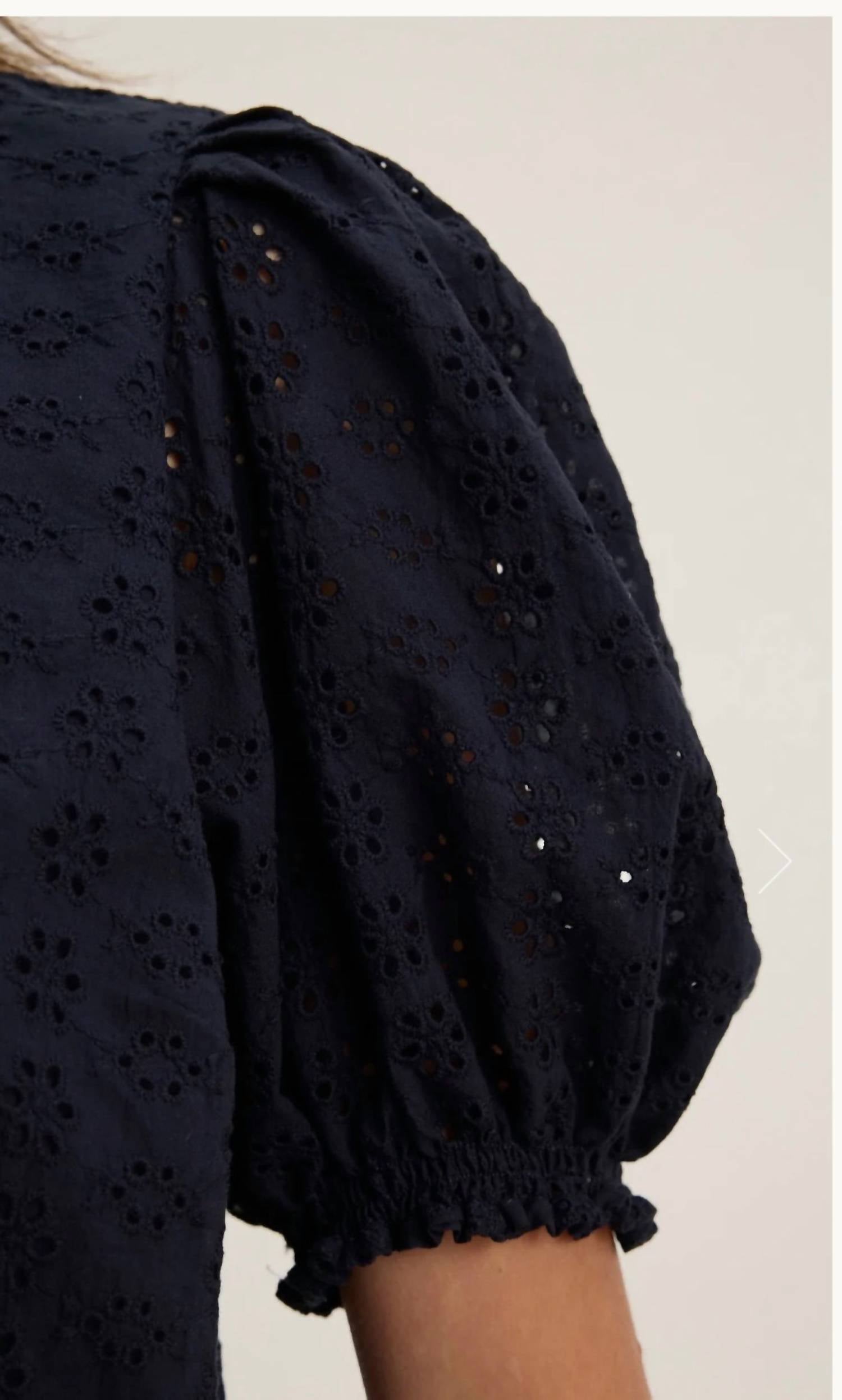 Velvet By Graham & Spencer - Dalyn Eyelet Top
