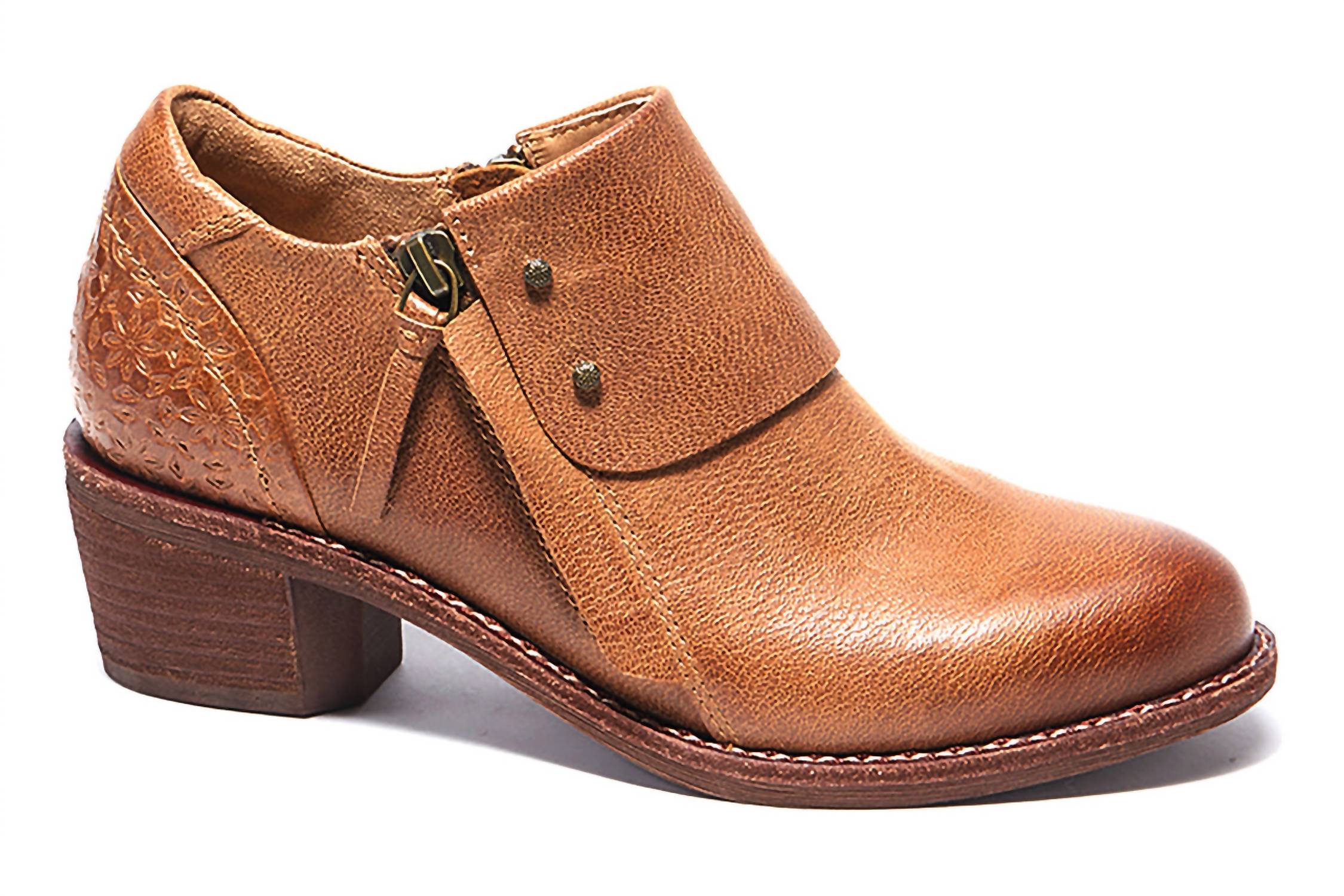 Halsa Footwear - Women's Michelle Leather Bootie