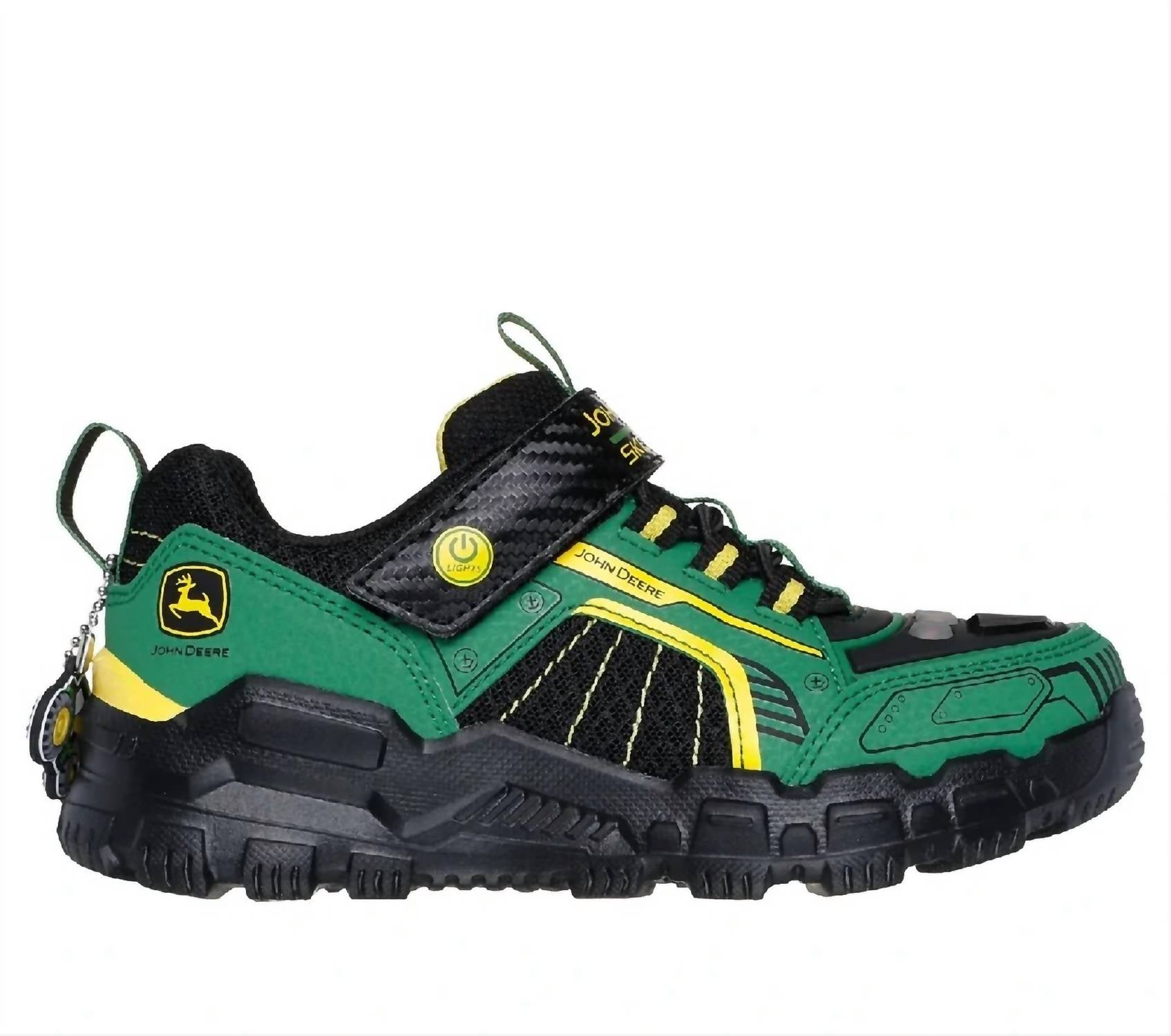 Skechers Boys John Deere Adventure Shoes in green black yellow - kids' sneaker