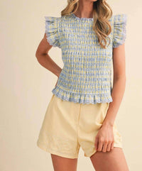 &Merci - Cottage Charm Smocked Blouse