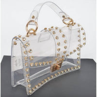 3Am By H&D Accessories - Women's Rhinestone Studded Crossbody Stadium Bag