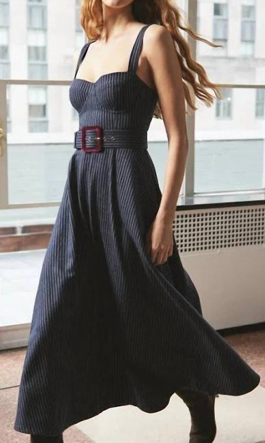 Cara Cara - Calypso Velvet-trimmed Dress