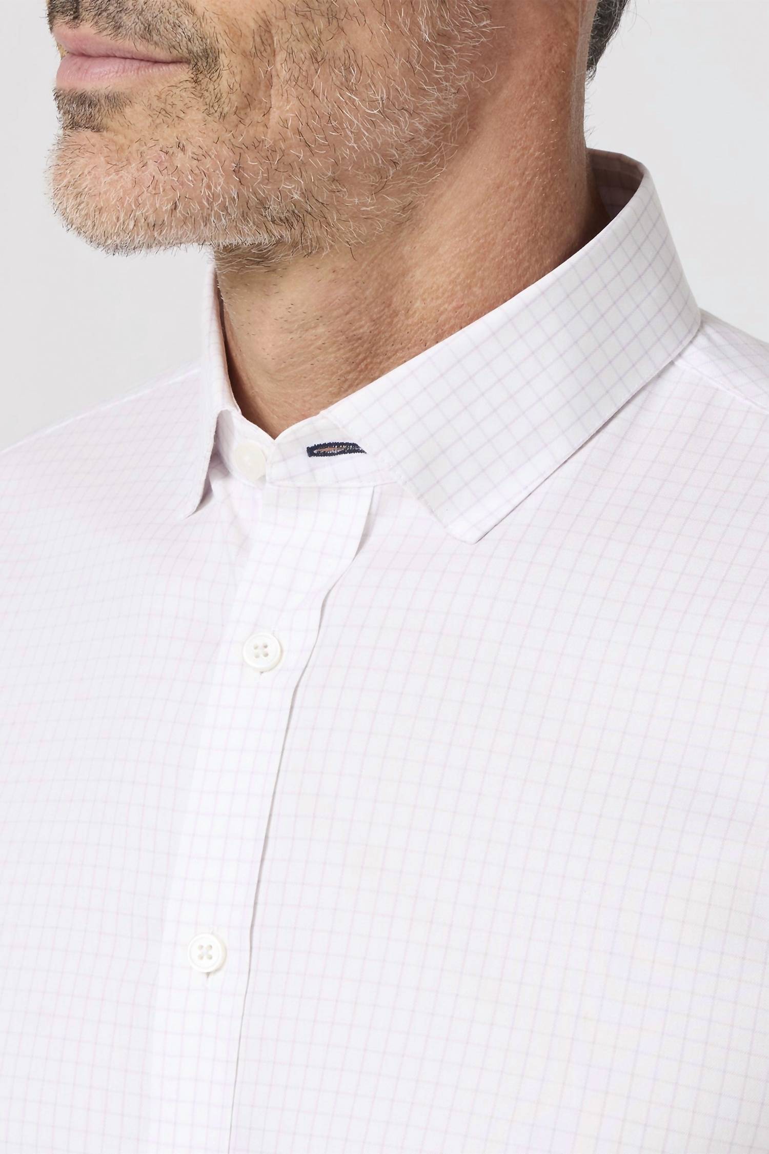 Mizzen + Main - Hilton Long Sleeve Trim Fit Dress Shirt