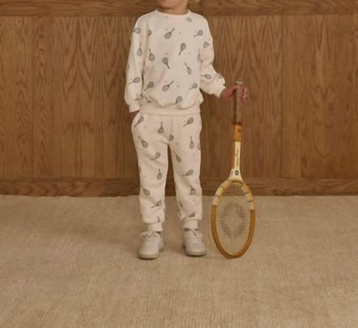 Rylee + Cru Relaxed Sweatshirt And Jogger Set in tennis - item