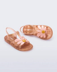 Mini Melissa - Girl's Hip Bloom Pearly Sandals
