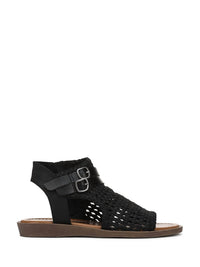 BLOWFISH Women's Dream Woven Sandals in black - women's sandal