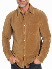 Criquet - Velour Pearl Snap Long Sleeve Shirt
