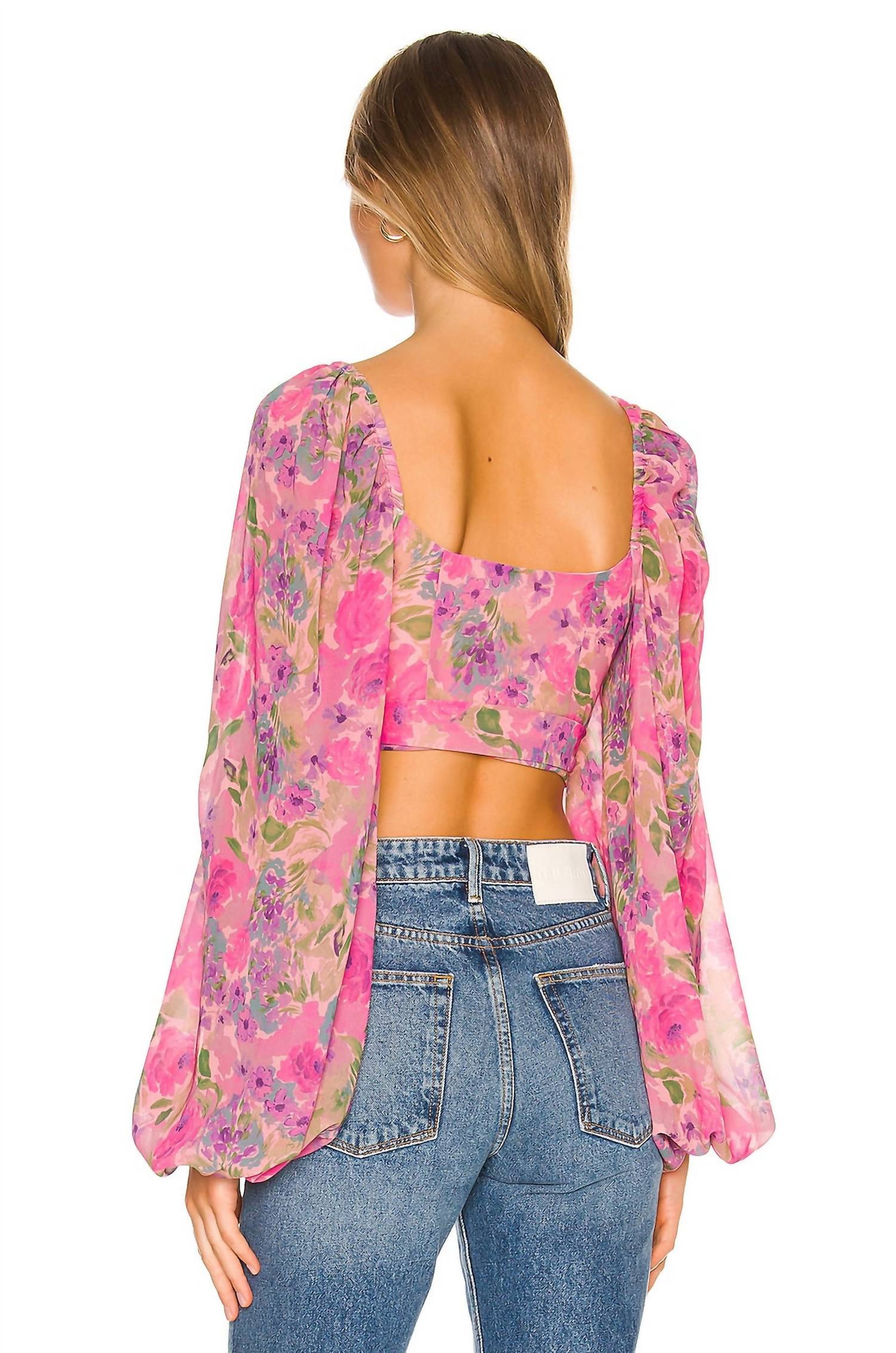 For Love & Lemons - TRISHA CROP TOP