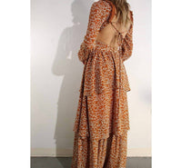 Mulla - Cross Back Tie Maxi Dress