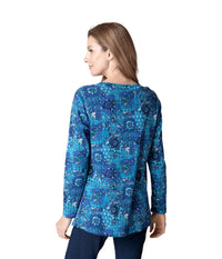 Habitat - V-neck Cotton Tunic in French Floral